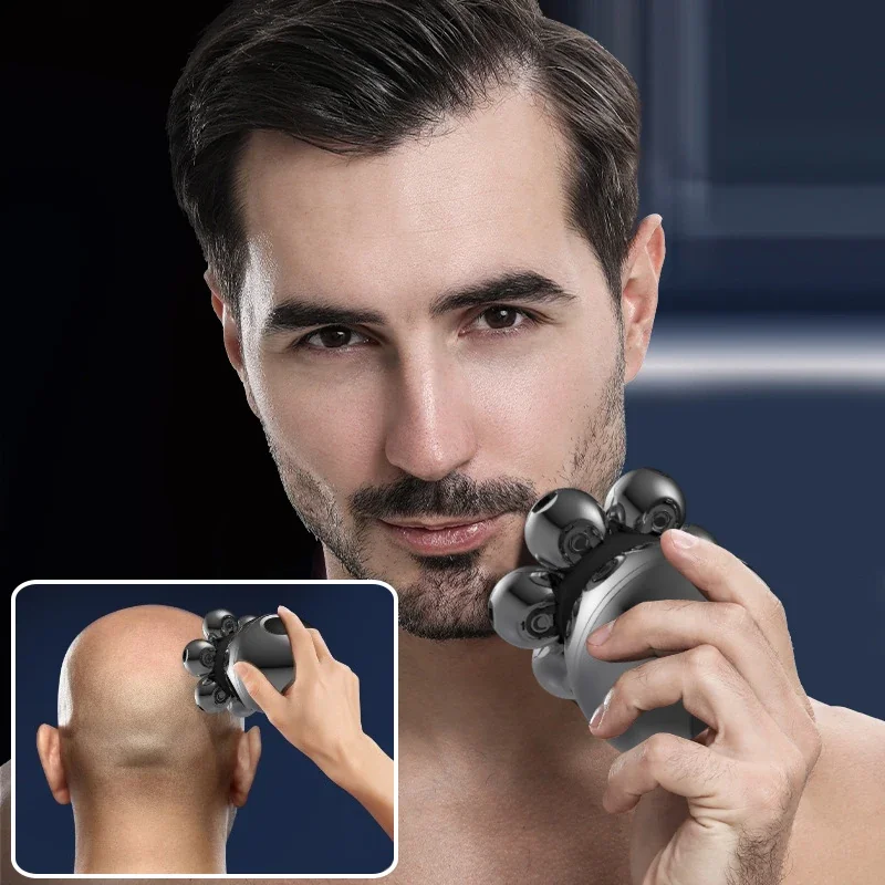 Rasage de la barbe et du crâne
